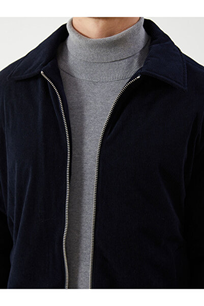 LC Waikiki Sparkling Choices from Shining Store | Standard Fit Shirt Collar Velvet Men's Coat