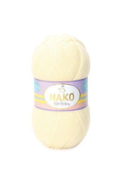 NAKO 5 Adet Elit Baby Anti-pilling El Örgü Ipi bebek Yünü Tüylenmez Bebe Yünü...