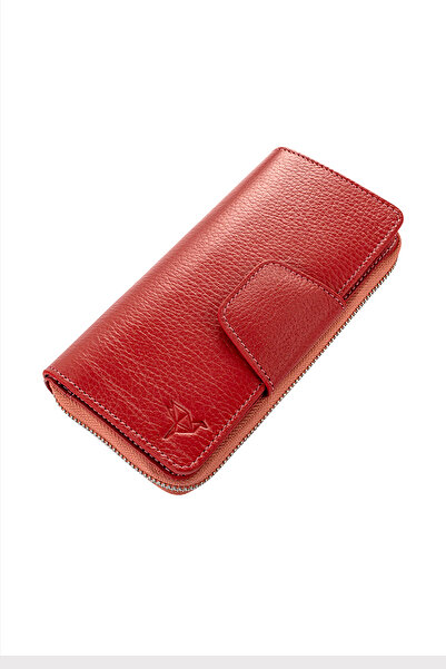 Garbalia Lobby Genuine Leather Dusty Rose Portfolio Women's Wallet