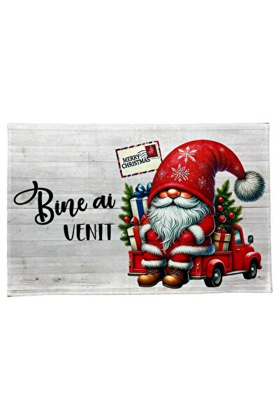 POEM.RO Covoras Craciun - Bine ai venit - Mos Craciun
