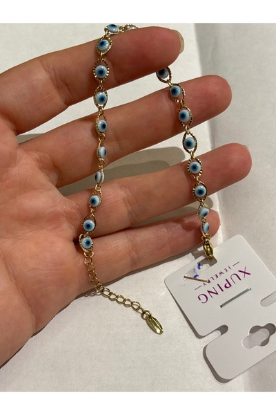 Butik XUping 14k Nazar boncuklu bileklik
