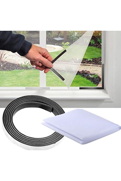 POLO SHOP Magnetic fly and mosquito net for windows, 150 x 180 cm