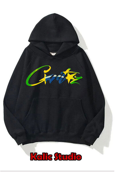 Kalic Studio crzt brazil hanorac oversize unisex negru