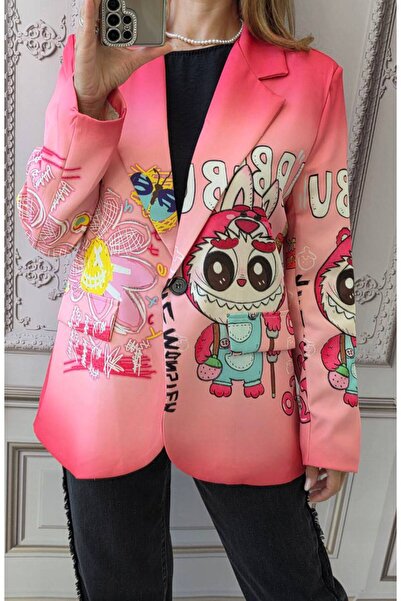 GLAMSI Women's jacket with cheerful prints, LaBubu