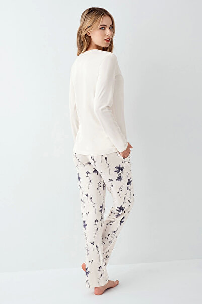 Kocabey 3411-S Women's Long Sleeve Pajama Set