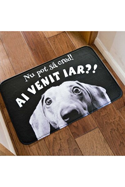 POEM.RO Funny mat - Are you here again?