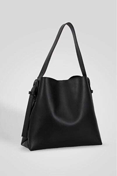 SHIKIRTI Geantă de umăr pentru femei de culoare neagră, de dimensiuni mari, c...