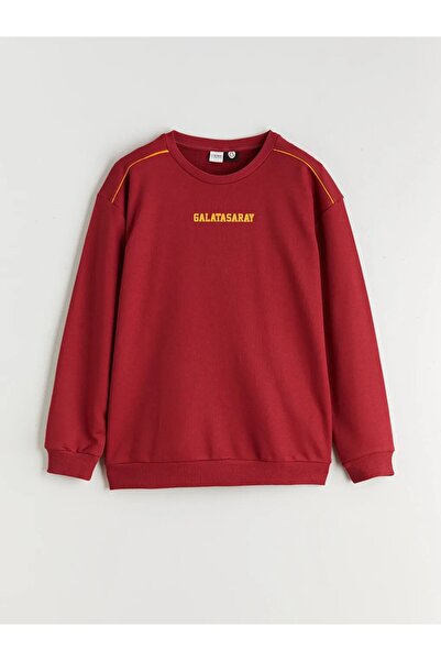 LC Waikiki Lc Waikikired Crew Neck Printed Boys' Tracksuit Set