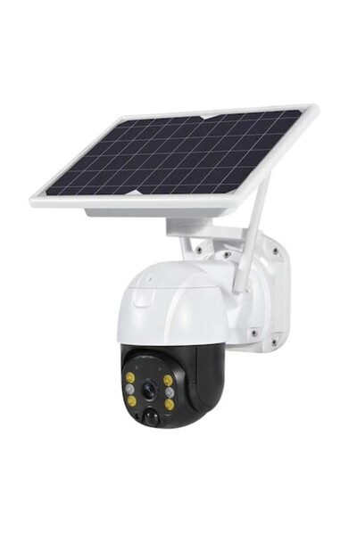 Taggo Cameră de supraveghere cu alimentare solară, cartelă SIM 4G, 5MP, FullHD, funcționare 365 de zile, impermeabilă, cu vizibilitate nocturnă