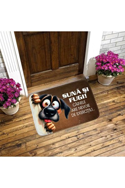 POEM.RO Funny mat - Call and run!