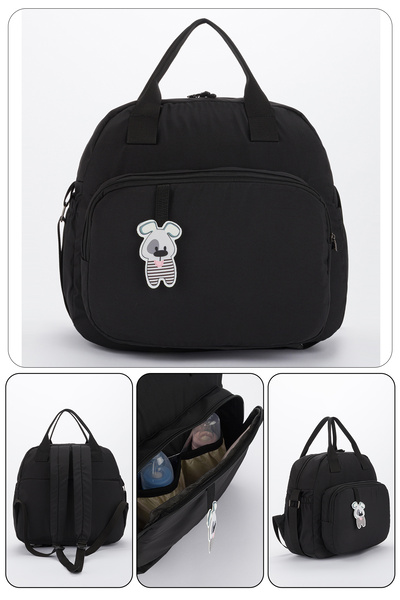 LUCKY Baby Black Mother Baby Care Bag