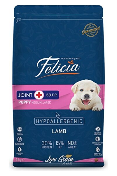 Felicia Hypoallergenic Kuzulu Orta Büyük Irk Düşük Tahıllı Yavru Köpek Maması...