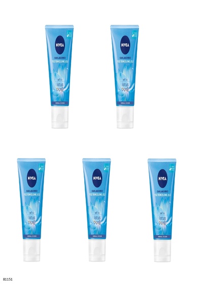 NIVEA 81151 Revitalizing Cleansing Gel 5 Pieces