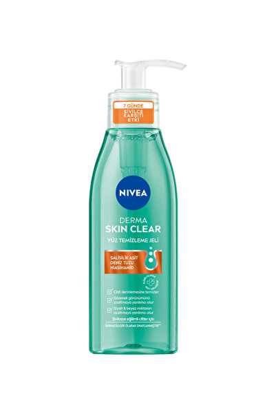 NIVEA 98755 Derma Skin Clear Yüz Temizleme Jeli