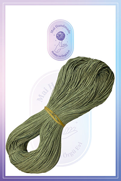 Mai Handmade Hobby ve Örgü Evi Doğal Kağıt İp 300-350 Gr Yaklaşık 300-350 Met...