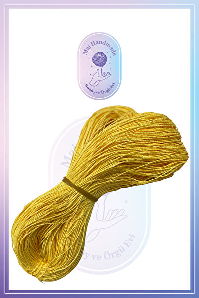Mai Handmade Hobby ve Örgü Evi Doğal Kağıt İp 300-350 Gr Yaklaşık 300-350 Met...