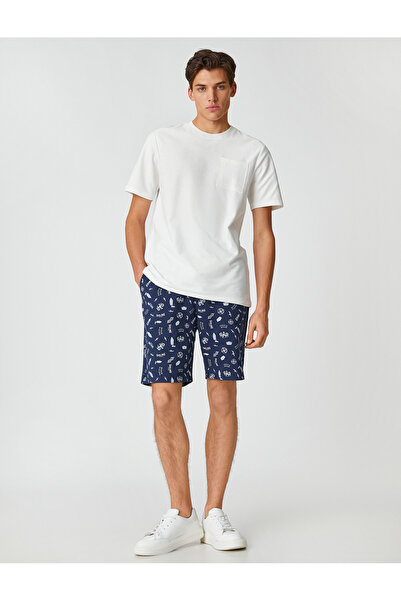 Koton Men's Ecru T-Shirt