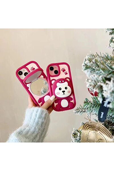 OSG حافظة هاتف بتصميم أنيق متوافقة مع iPhone 14 Pro Max مع ميزة المرآة والحامل