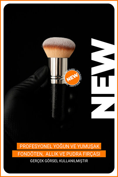 Nera Classy فرشاة أساس ناعمة للغاية وأداة تحديد اللون، فرشاة مكياج