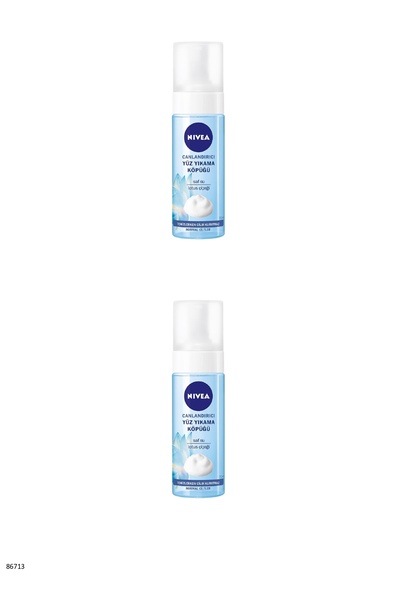 NIVEA 86713 Revitalizing Face Washing Foam for Normal Skin 2 Pieces