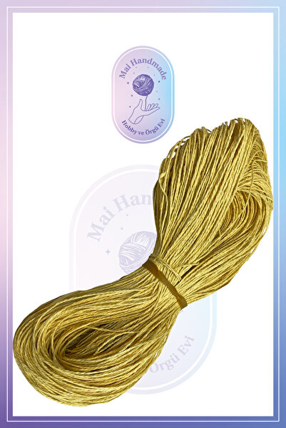 Mai Handmade Hobby ve Örgü Evi Doğal Kağıt İp 300-350 Gr Yaklaşık 300-350 Met...
