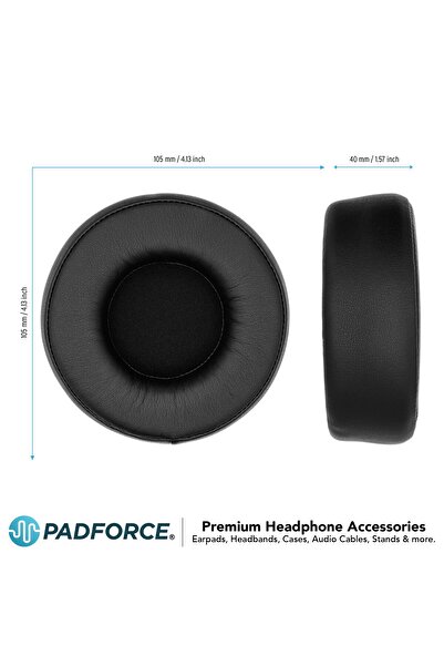 PadForce Set of 2 headband sponges for Steelseries Siberia 650 RGB USB / Siberia Elite - Black