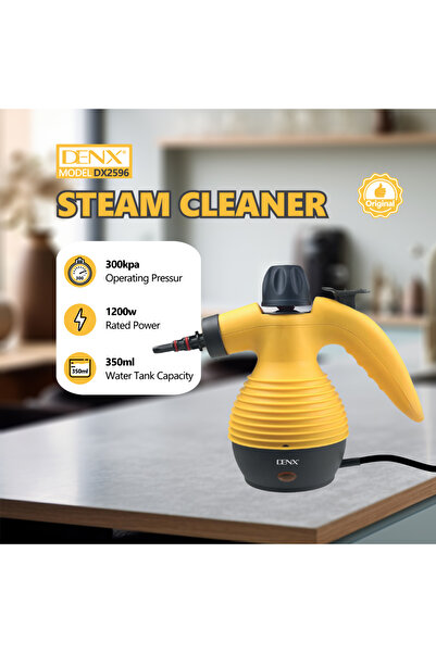 Denx DX2596 Portable Steam Cleaner with 1200W Power and 350ml Tank