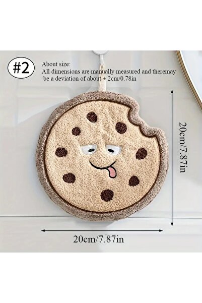 NUCA CO 1 Adet Hızlı Kuruyan El Havlusu Yumuşak Polar Asma Sevimli Karakter D...