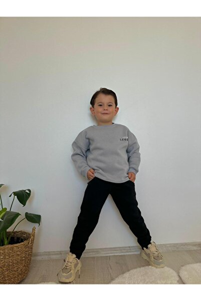jeliboomkidswear Jeliboom Erkek Çocuk Eşofman Takımı - 3 İplik Şardonlu