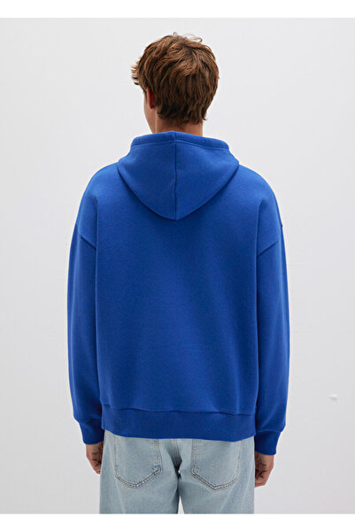 Mavi Erkek Oversize Sweatshirt DMK.M067149-70907_MAVİ BASKILI SWEATSHIRT