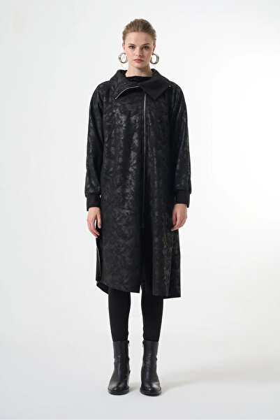 MissWhence Zipper Detailed Cap Black 36400