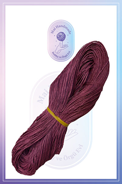 Mai Handmade Hobby ve Örgü Evi Doğal Kağıt İp 300-350 Gr Yaklaşık 300-350 Met...