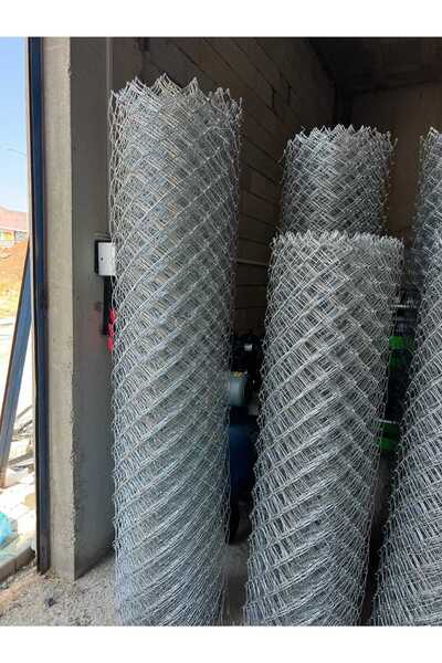 shop 2mm Kalınlık - 7*7 Göz - (1.5m*10m) Helezon Tel Örgü Bahçe Teli Çit Teli...