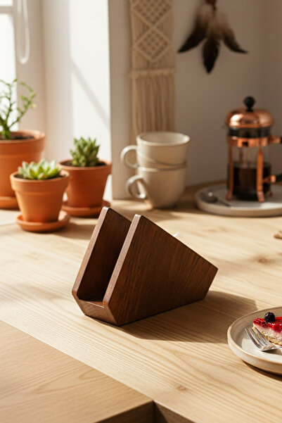 WEYNE Calven - Wooden Tabletop Napkin Holder