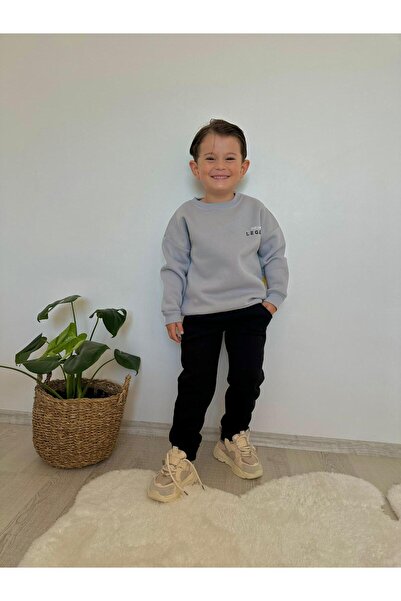 jeliboomkidswear Jeliboom Erkek Çocuk Eşofman Takımı - 3 İplik Şardonlu
