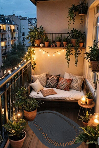 Salvia Dione Bathroom Mat Set Wicker Jute 2-Piece Oval Non-Slip Base Water Absorbent Bathroom Rug Decorative Toilet Mat