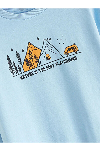 LC Waikiki Φούτερ για αγόρια LCW ECBlue Crew Neck