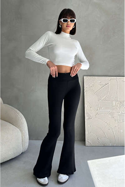 ezber moda بنطلون كاشكورس نسائي بساق واسعة على الطراز الإسباني