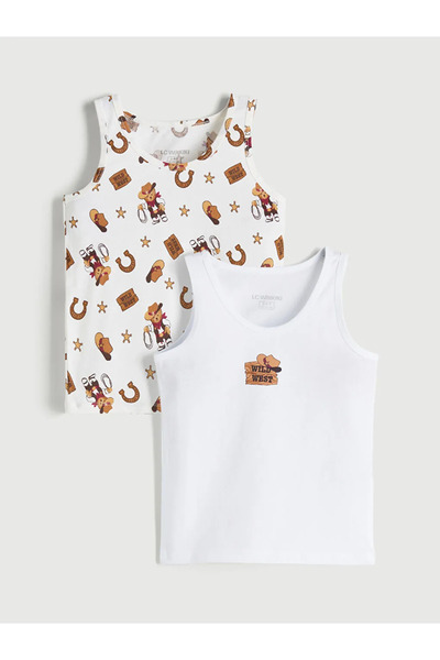 LC Waikiki Crew Neck Boy's Undershirt 2-pack