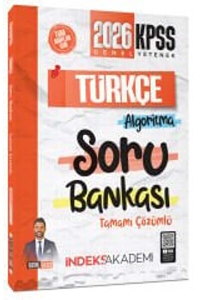İndeks Akademi 2026 KPSS Türkçe Algoritma Soru Bankası Çözümlü - Berk Ekici Y...
