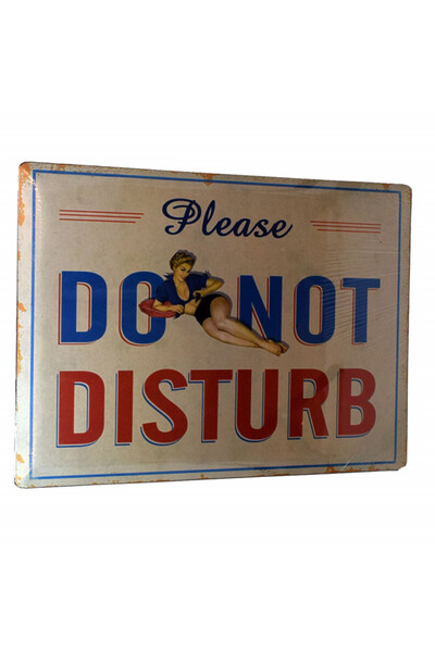 OEM Decor perete tabla metalica cu slogan 30x40cm