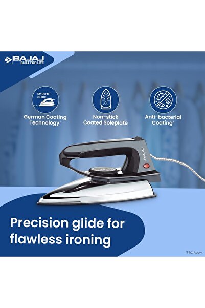 Bajaj DX-2 600W Dry Iron, Black