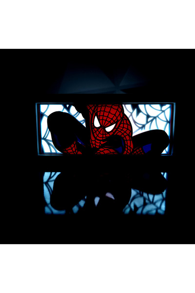 Genel Markalar Örümcek Adam Işık Kutusu – Uzaktan Kumandalı Renkli LED Işık K...