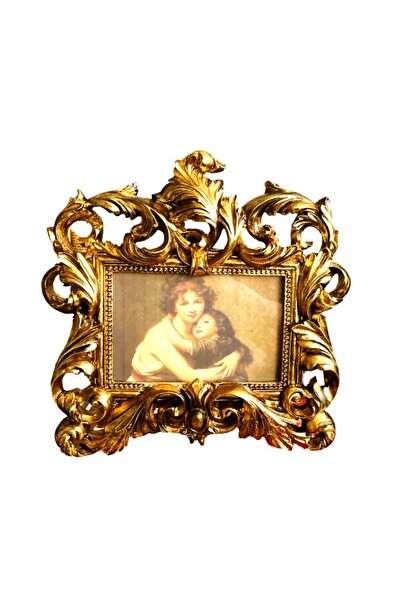 OEM Classic photo frame, baroque model, antique gold, photo 10x15 cm