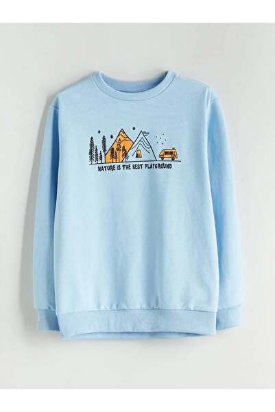 LC Waikiki Φούτερ για αγόρια LCW ECBlue Crew Neck