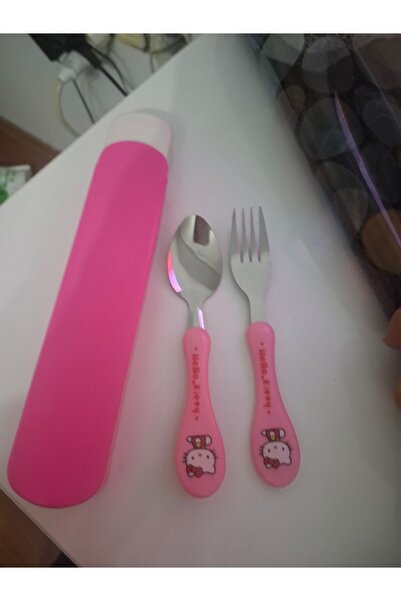 teosem Children's Spoon and Fork Set Boxed