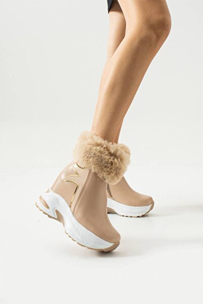 Shero shoes KADIN GİZLİ DOLGU KÜRKLÜ KIŞLIK ŞIK BOT