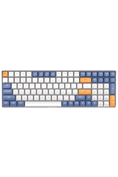 TEKNOCEP AIGO A108 Starry Blue İngilizce Q Mekanik Klavye Yellow Switch