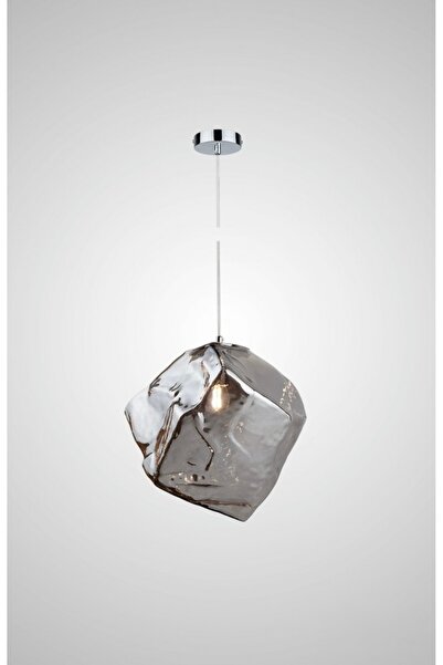 Cristalin Aydınlatma Lava Metalic Füme 35 cm Tekli Avize