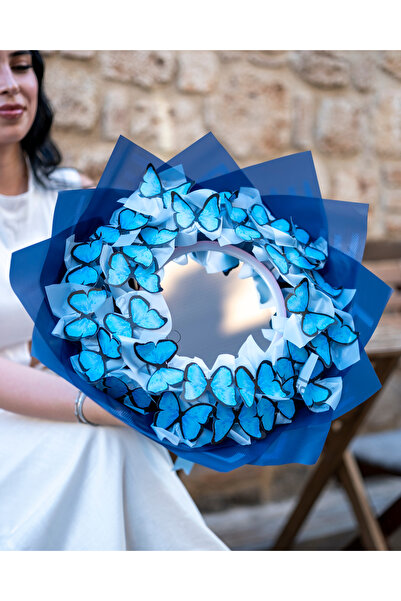 BYSHOPPİNG Led Işıklı Dokunmatik Aynalı Kelebek Buketi Hediyelik Işıklı Ayna ...